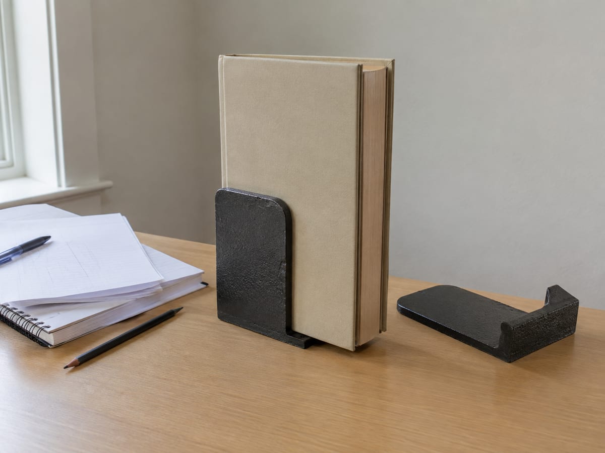 A folder of business paperwork including an assumed name certificate and a certificate of occupancy, with a laptop showing a business listing beside it
