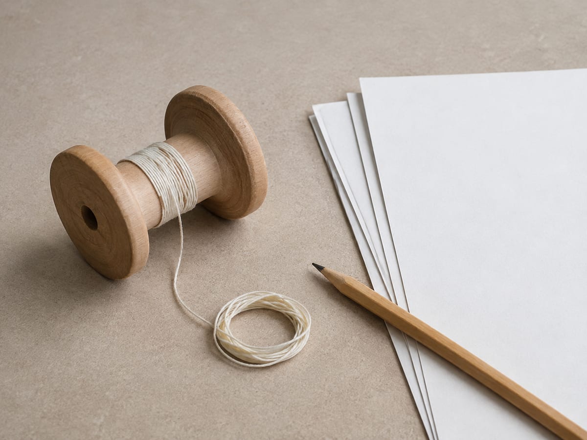 A printed SEO proposal with the monthly figure highlighted, beside a handwritten list converting each vague line into a countable deliverable