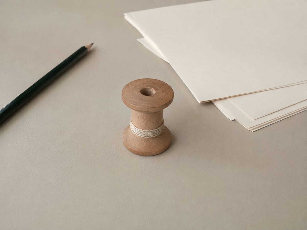 A contract page with the term, cancellation notice and account access clauses marked with sticky tabs