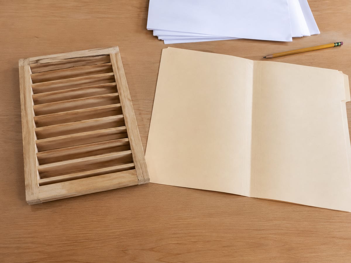 A printed data inventory on a desk with rows for contact form, booking tool, analytics tag, embedded map and payment processor, and columns for data category, purpose, storage, recipient and retention, most cells filled in by hand
