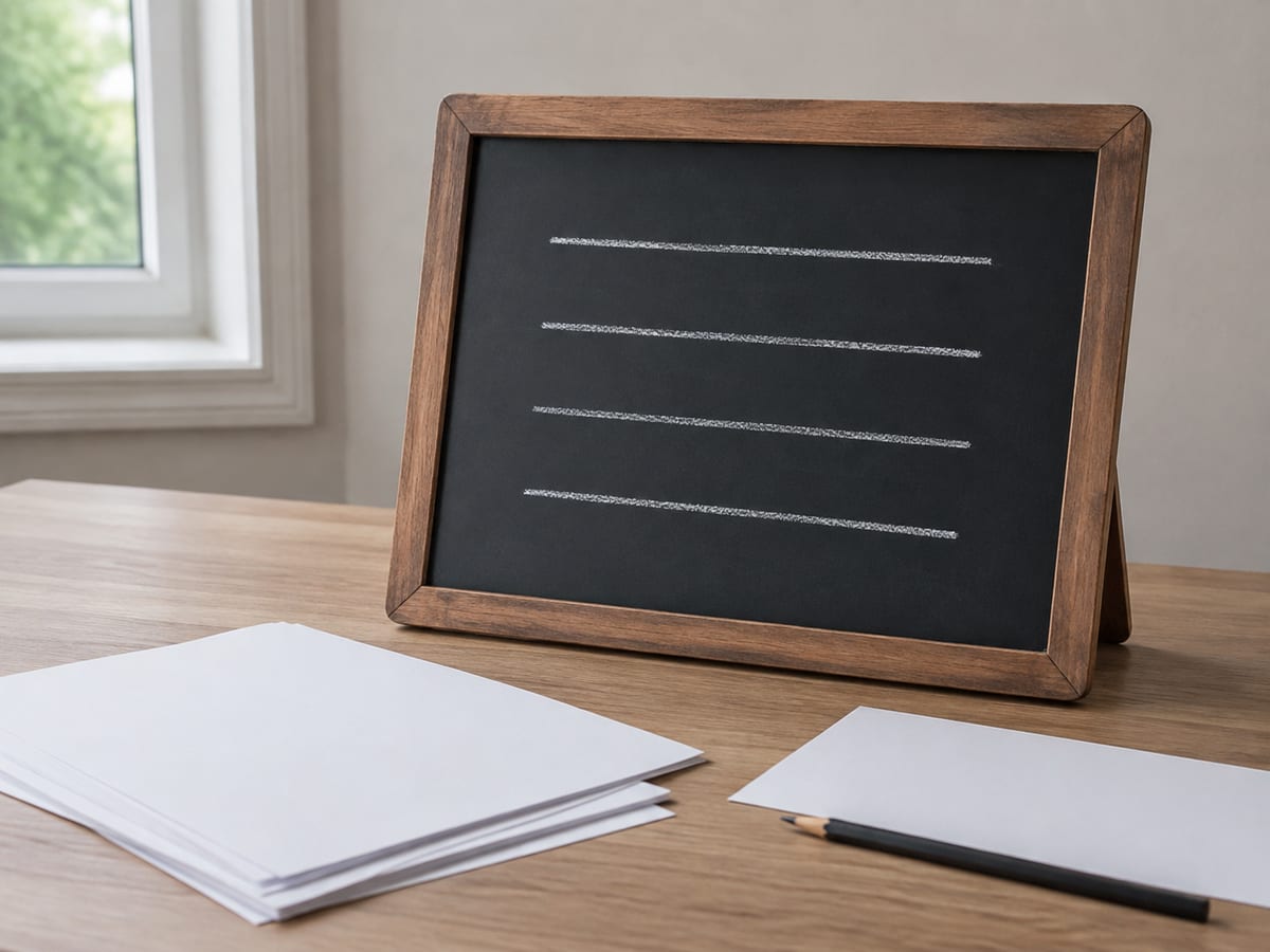 A laptop showing a pricing section with three tiers, each carrying a short list underneath headed included and not included, and a line at the bottom reading final scope in the written proposal